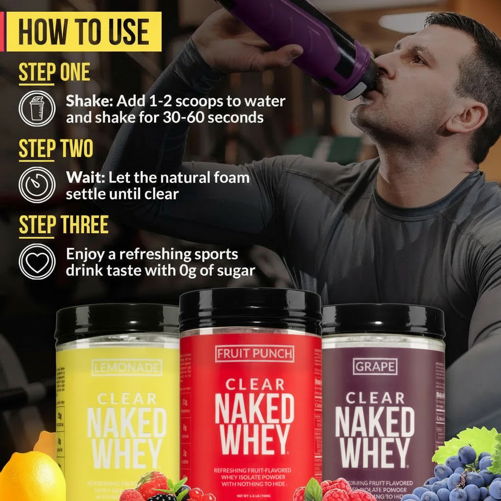Lemonade Whey Protein Isolate - Lemonade with a Convenient, Easy-Use Formula
