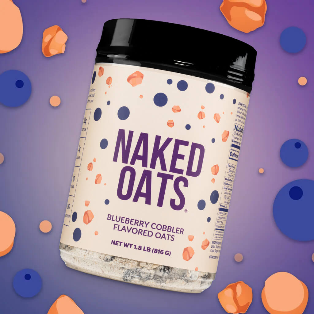 Blueberry Cobbler Protein Oats - Blueberry Cobbler for Convenient High-Protein Mornings