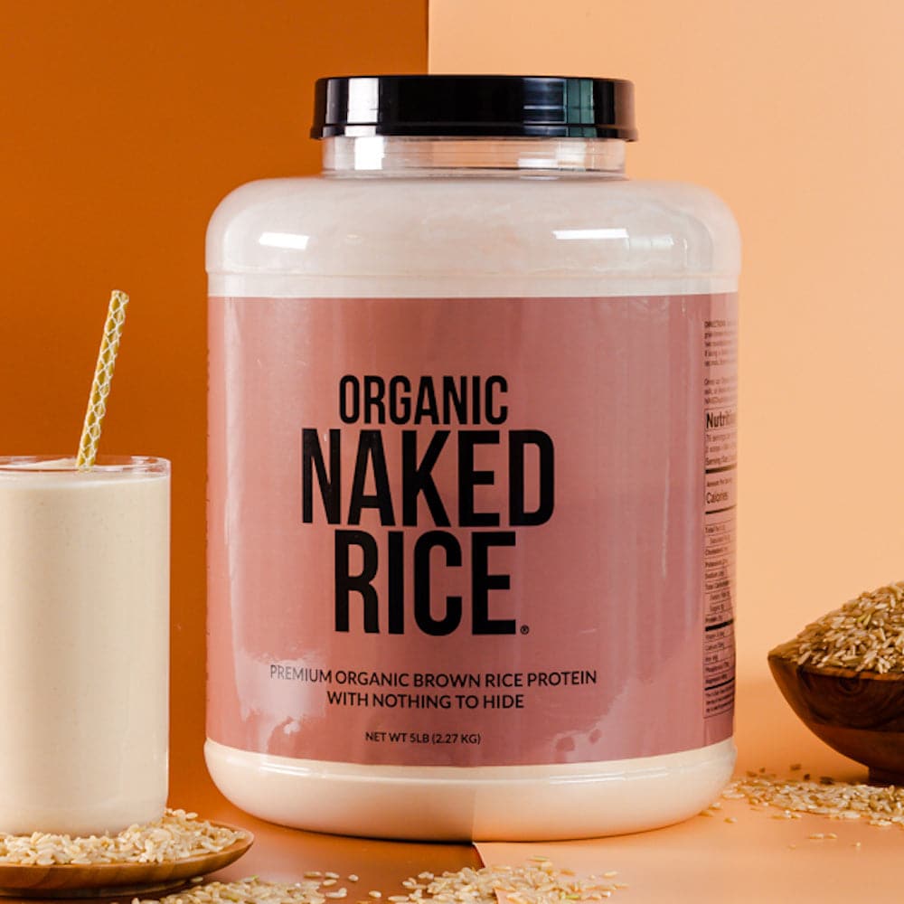 Organic Brown Rice Protein Powder - 5LB Unflavored with a Simple, Easy-Mix Protein Formula
