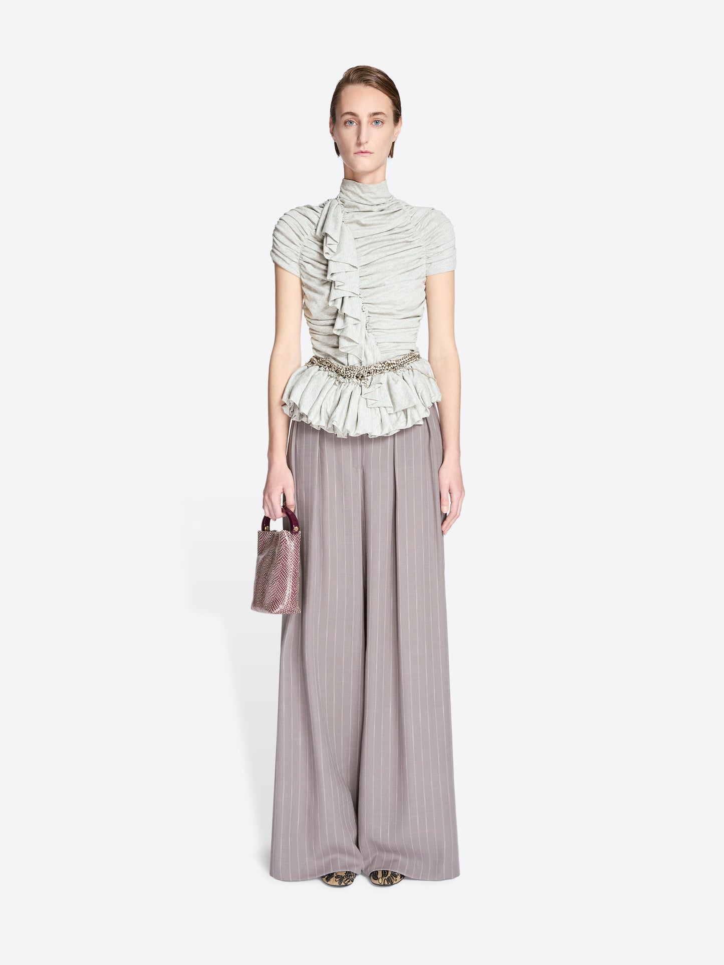 Wide Pleated Pants