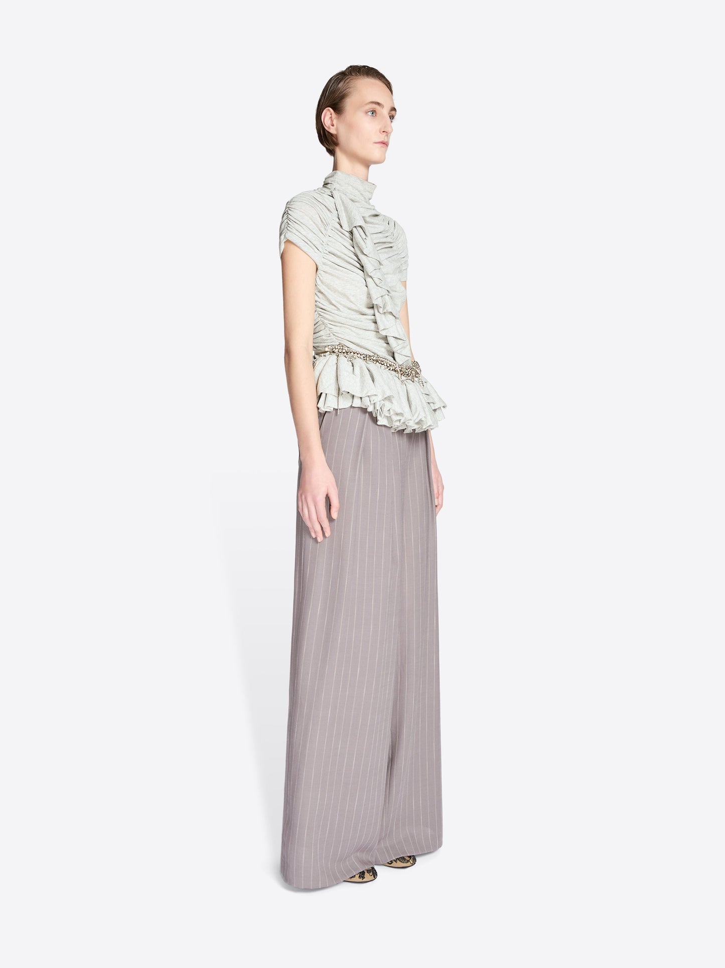 Wide Pleated Pants