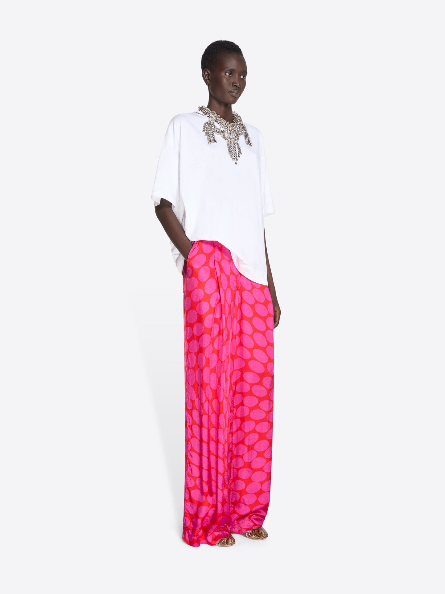 Wide Pleated Pants