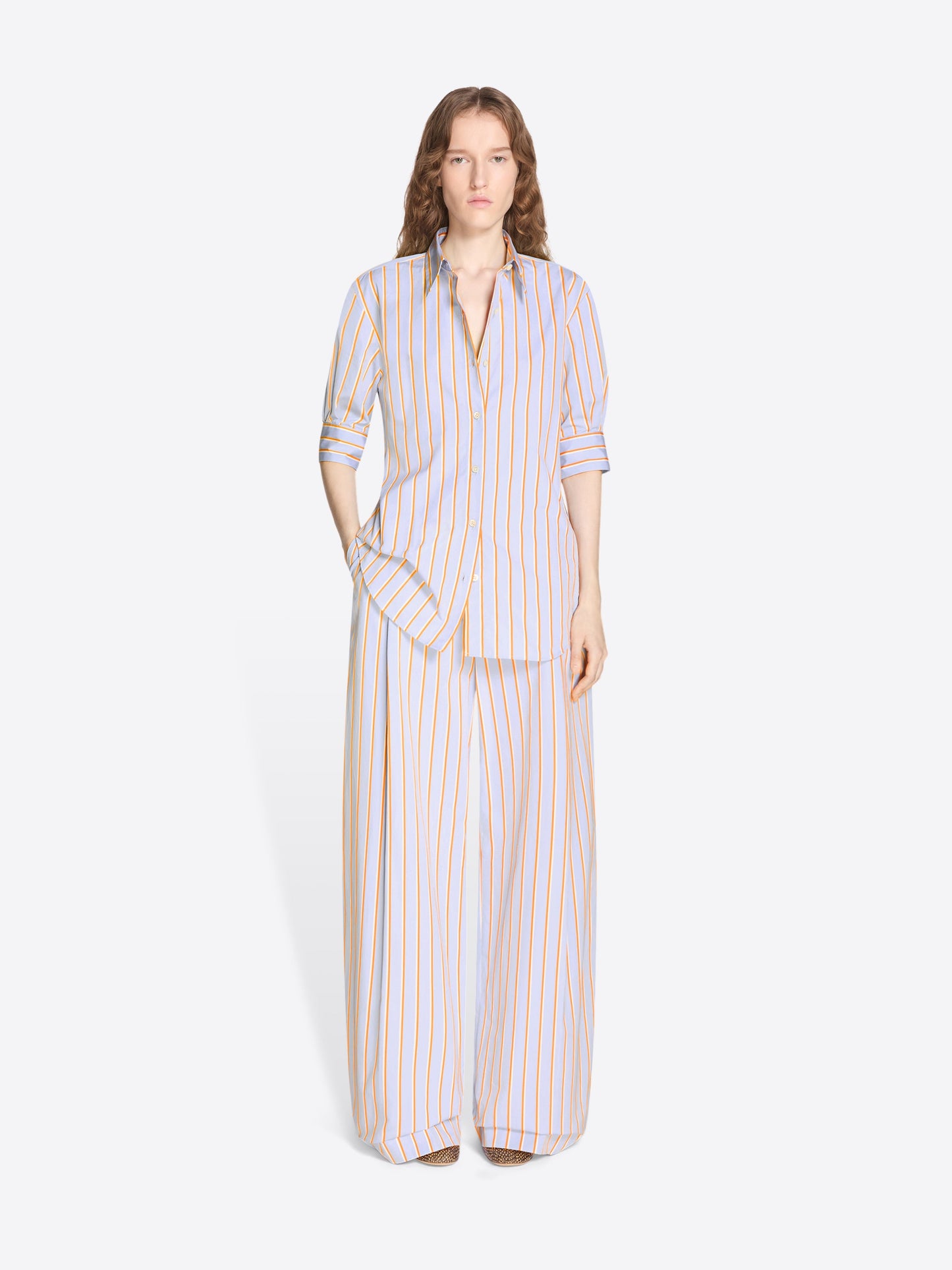 Wide Pleated Pants