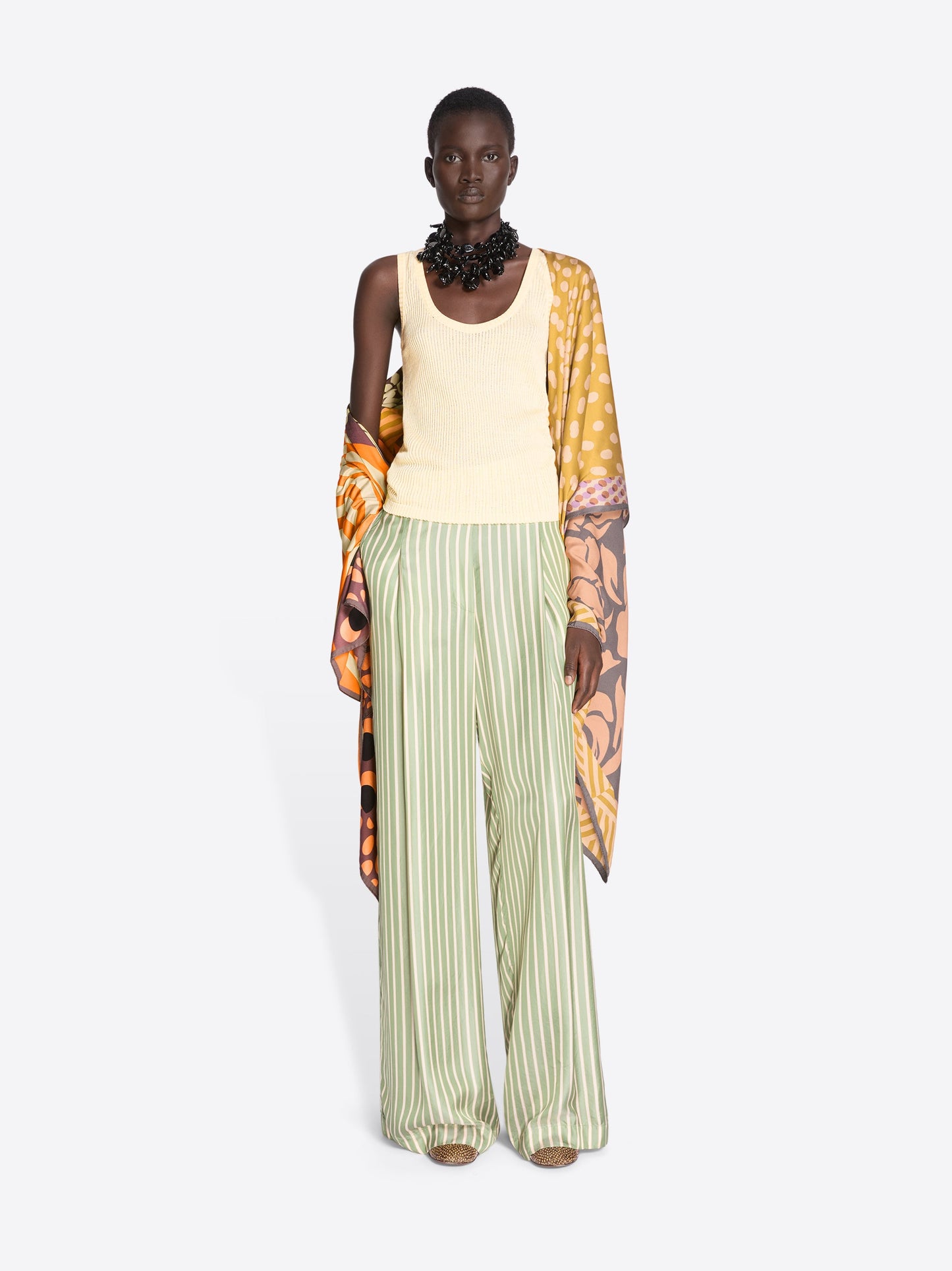 Wide Pleated Pants