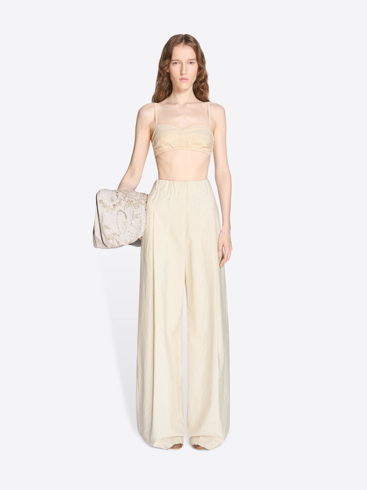 Wide Pleated Pants