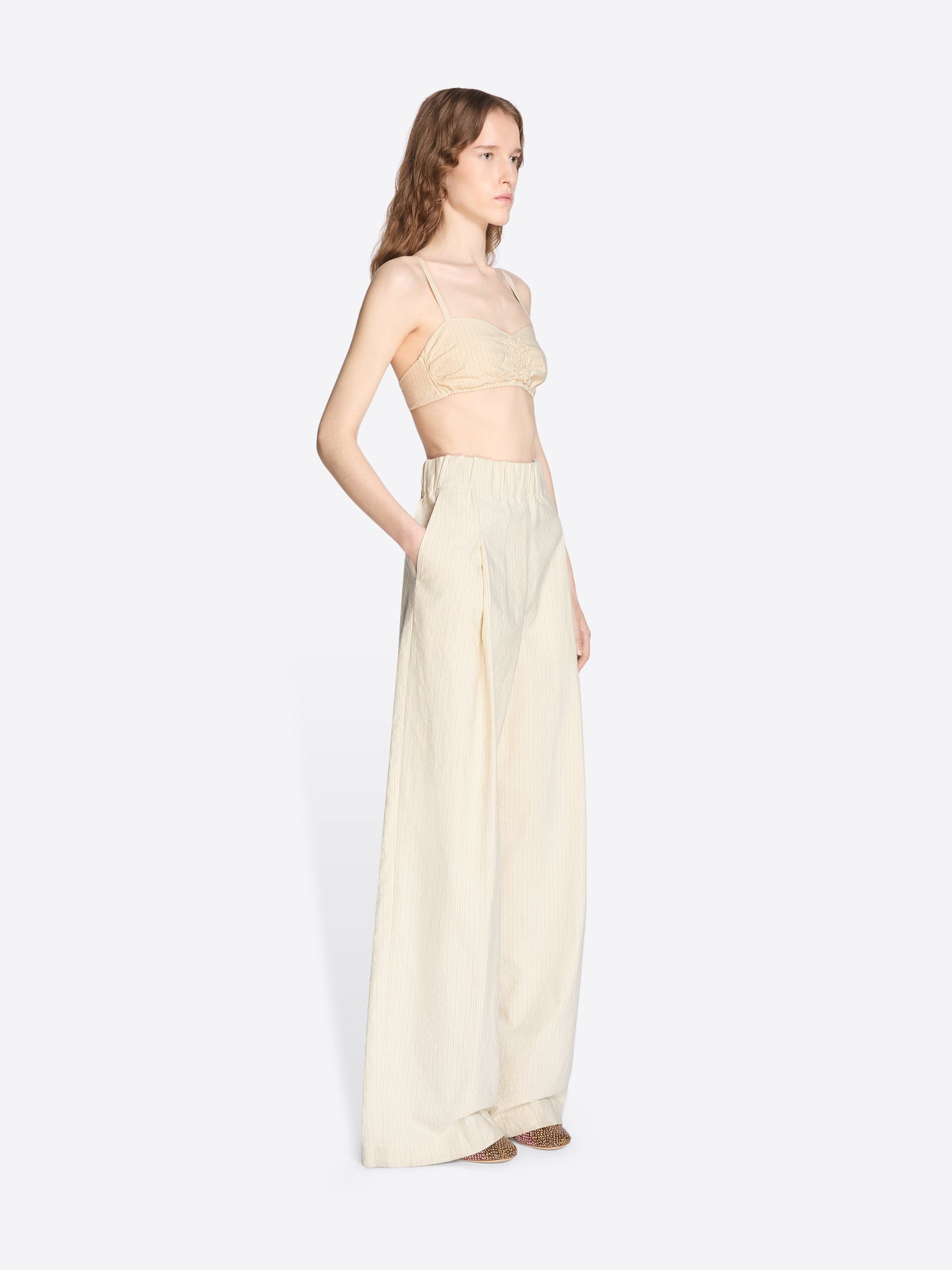 Wide Pleated Pants