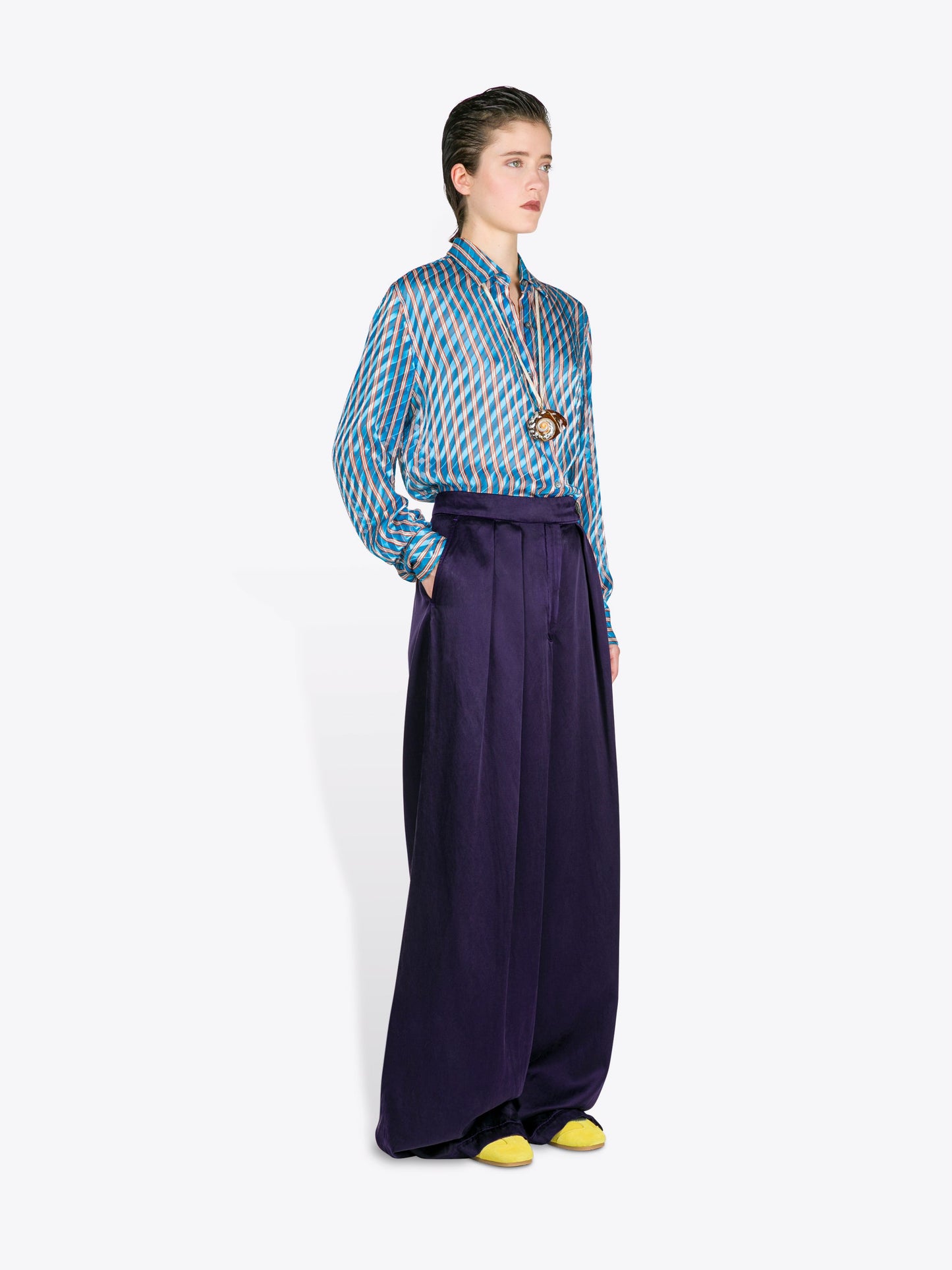 Wide Pleated Pants