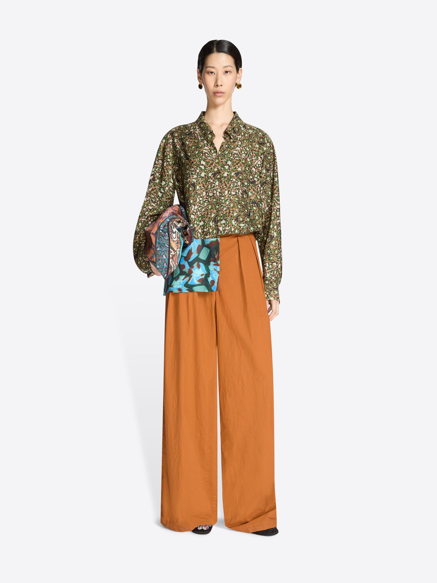 Wide Pleated Pants