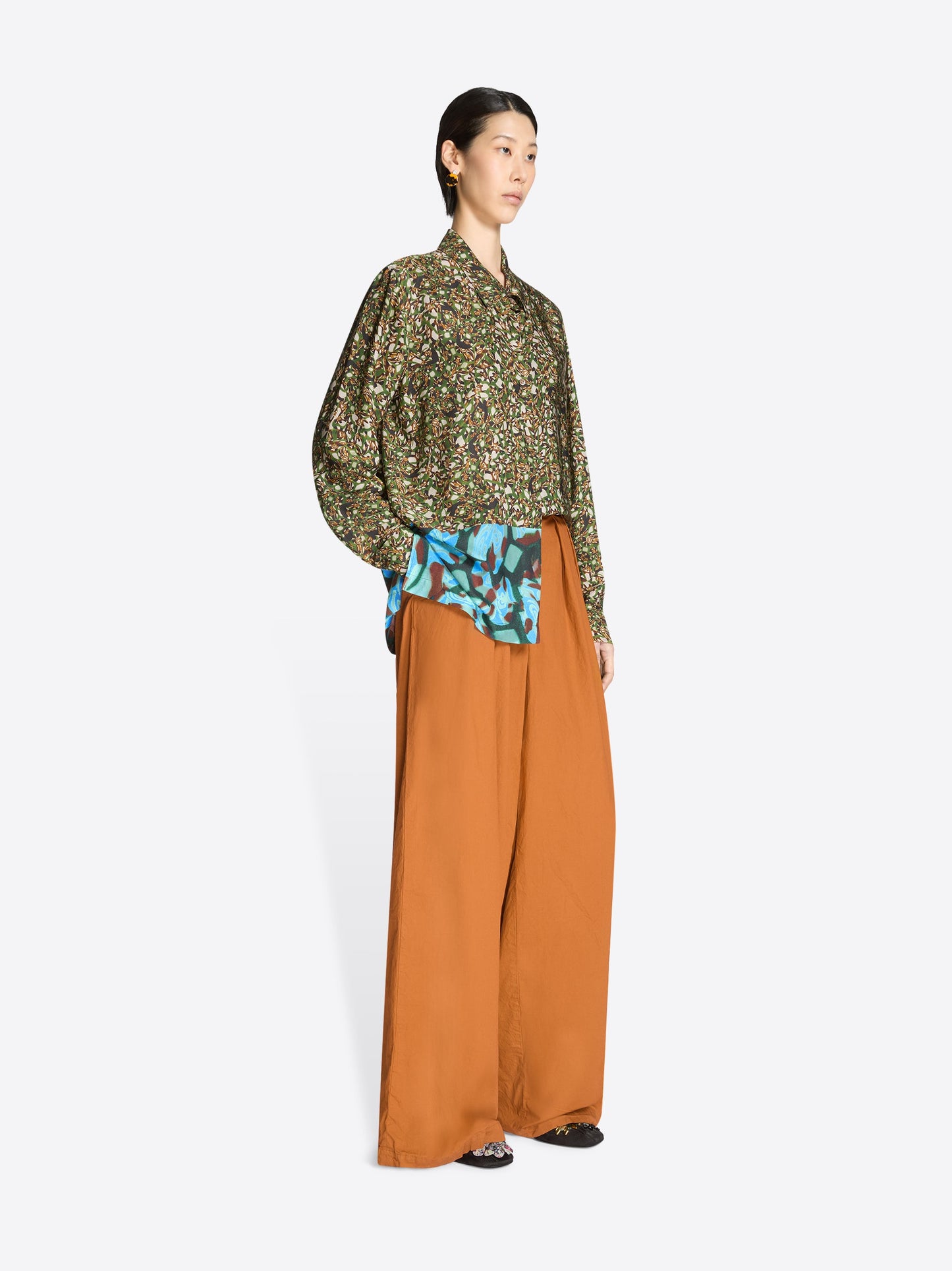 Wide Pleated Pants