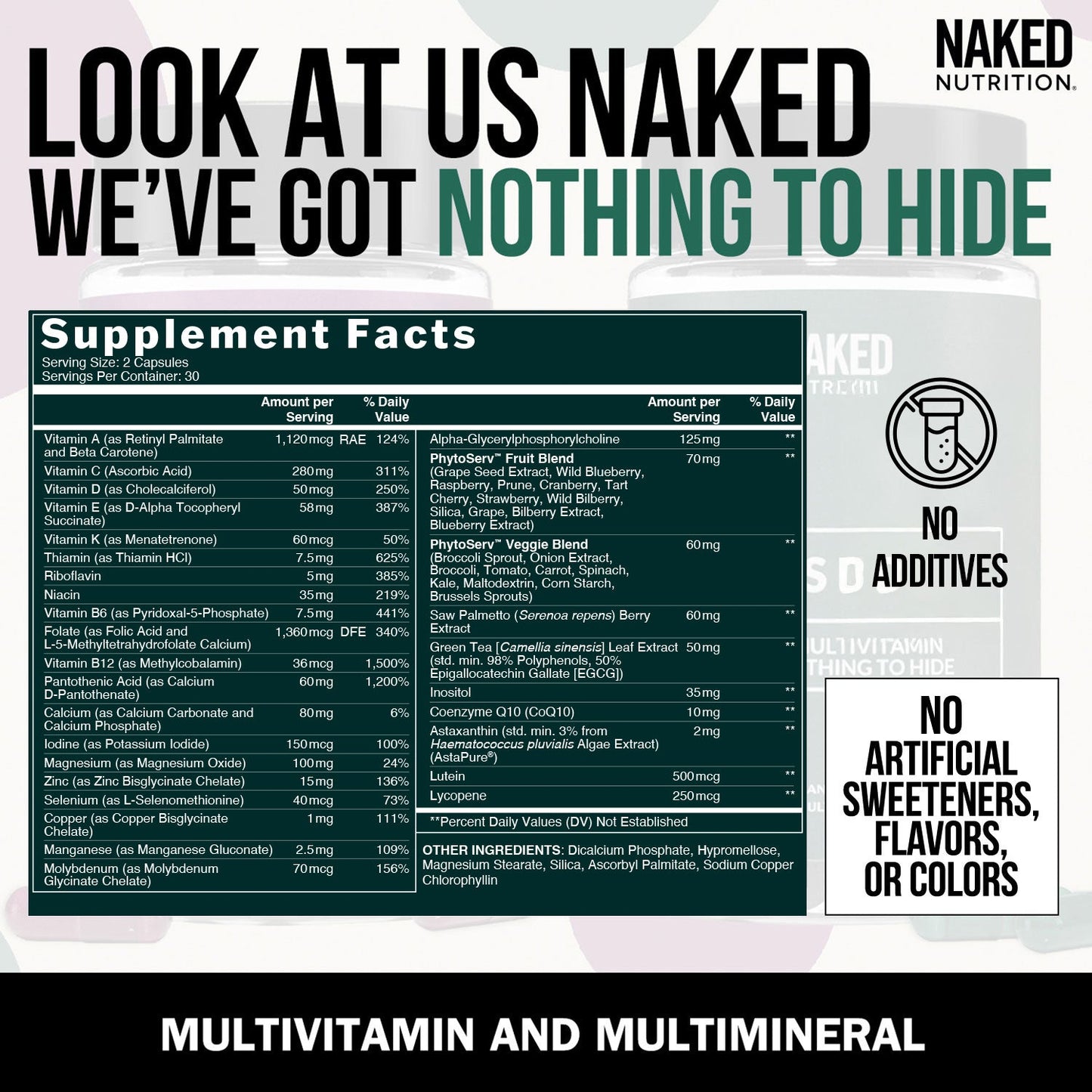 Multivitamin for Men - Men's with a Convenient Daily-Use Format