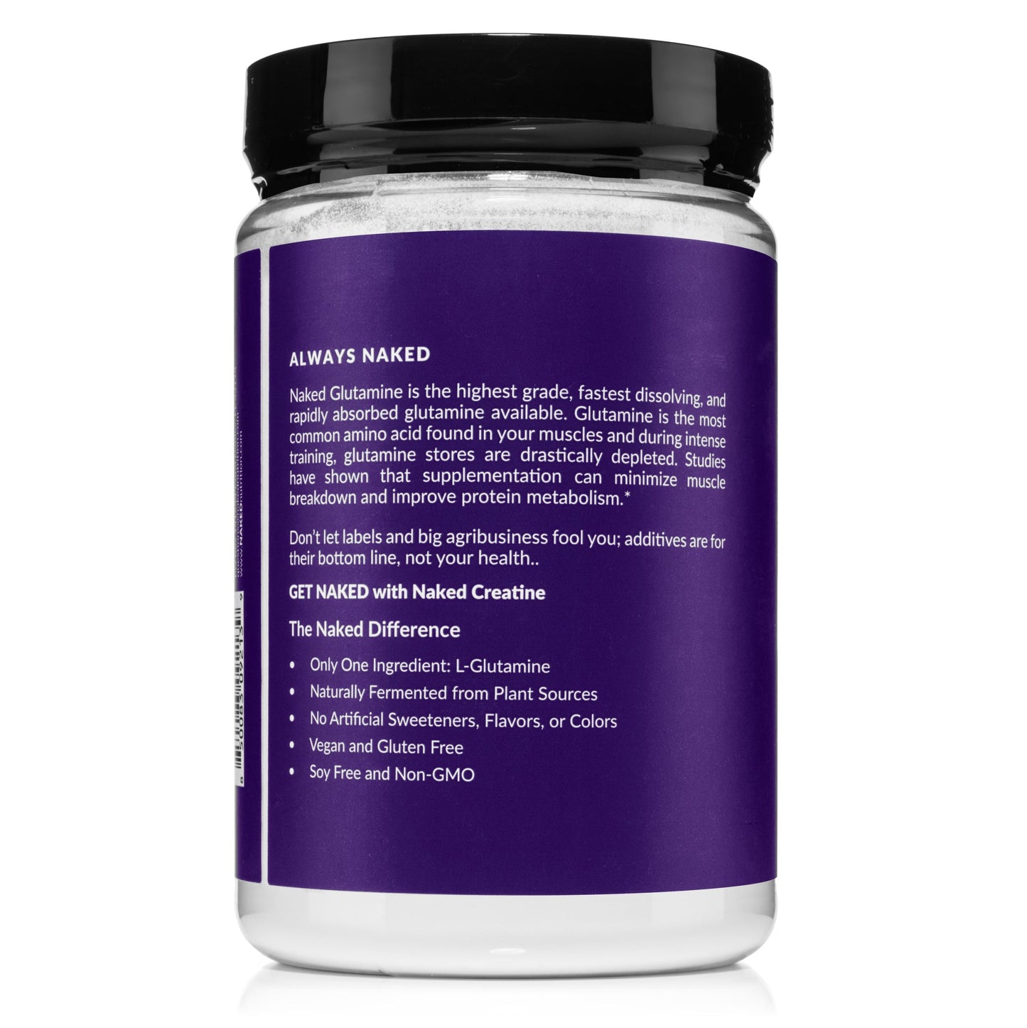 Glutamine Powder - 1.1LB with a Convenient Training-Day Formula