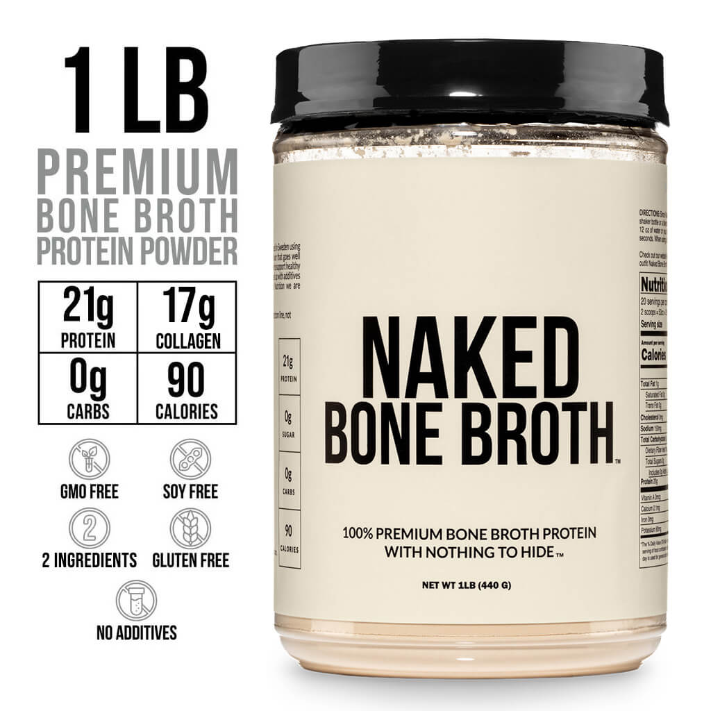 Bone Broth Protein Powder with a Simple, Easy-Mix Protein Formula