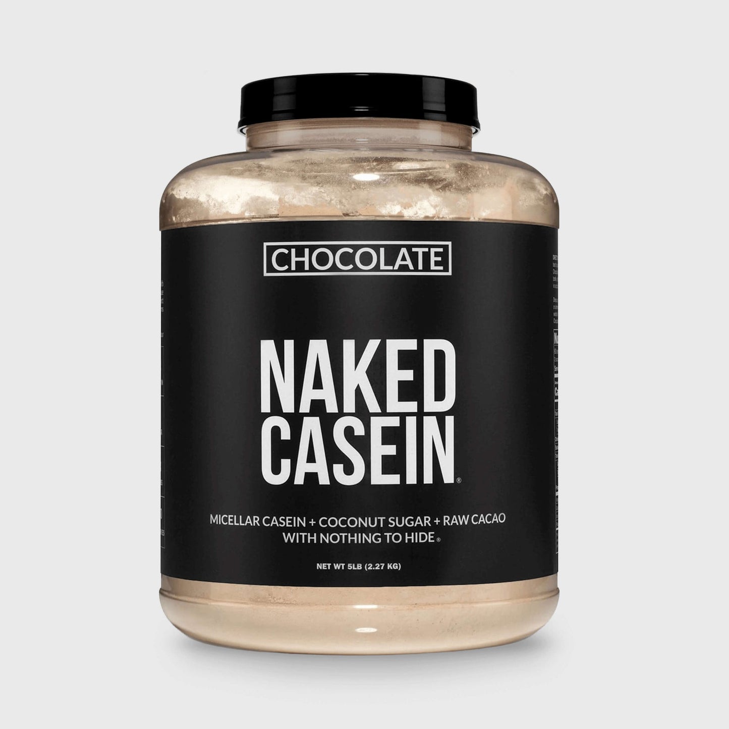 Chocolate Casein Protein Powder - 5LB - Chocolate with a Simple, Easy-Mix Protein Formula