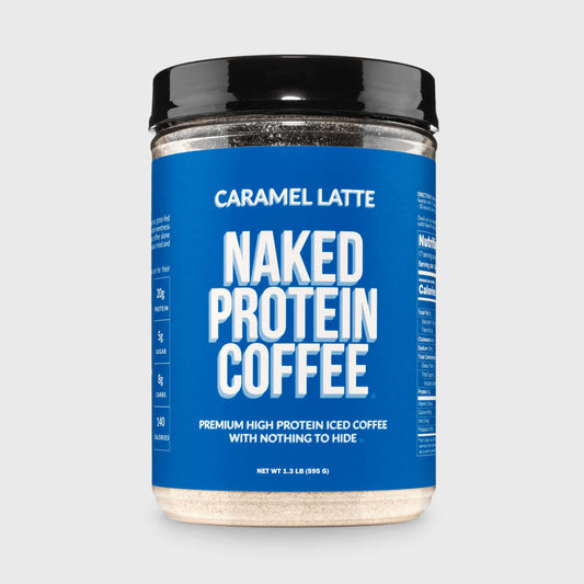 Caramel Latte Protein Iced Coffee - Caramel Latte with Coffee Flavor in an Easy-Mix Formula