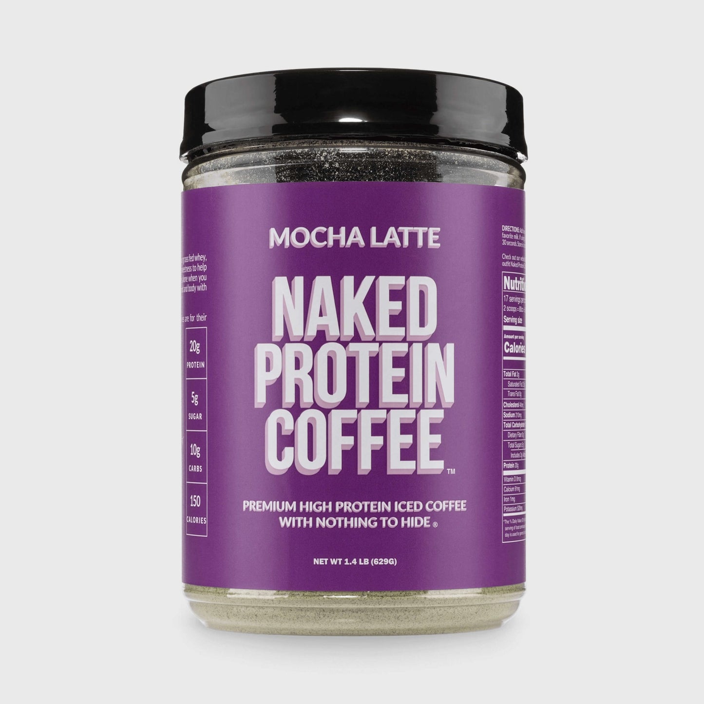Mocha Latte Protein Iced Coffee - Mocha Latte with Coffee Flavor in an Easy-Mix Formula