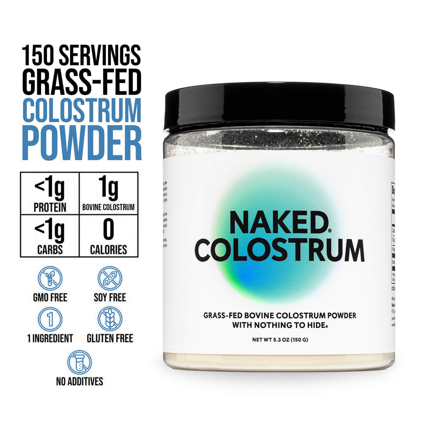 Grass-Fed Colostrum Powder - Colostrum Powder with a Simple, Versatile Collagen Formula