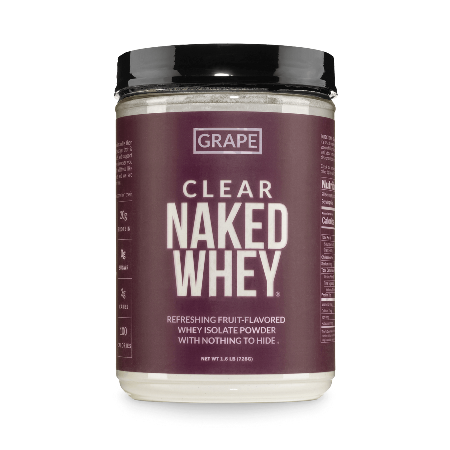 Grape Whey Protein Isolate - Grape with a Convenient, Easy-Use Formula