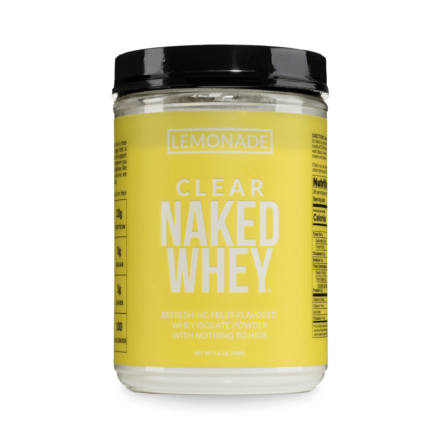 Lemonade Whey Protein Isolate - Lemonade with a Convenient, Easy-Use Formula