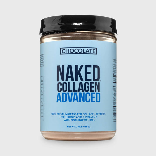 Chocolate Collagen Peptides with Hyaluronic Acid - Chocolate Advanced Collagen Peptides with a Convenient Formula