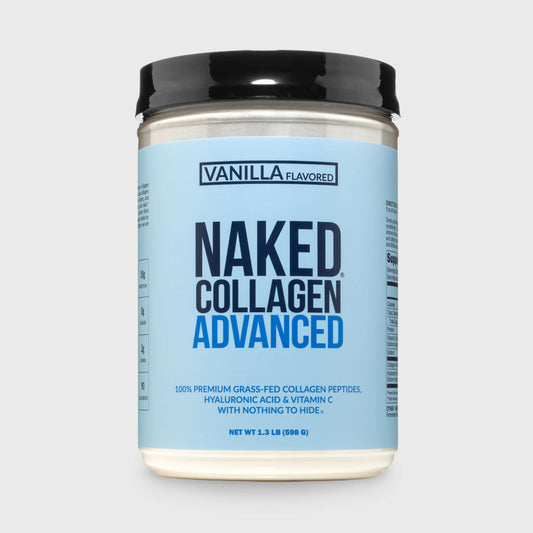 Vanilla Collagen Peptides with Hyaluronic Acid - Vanilla Advanced Collagen Peptides with a Simple, Versatile Collagen Formula