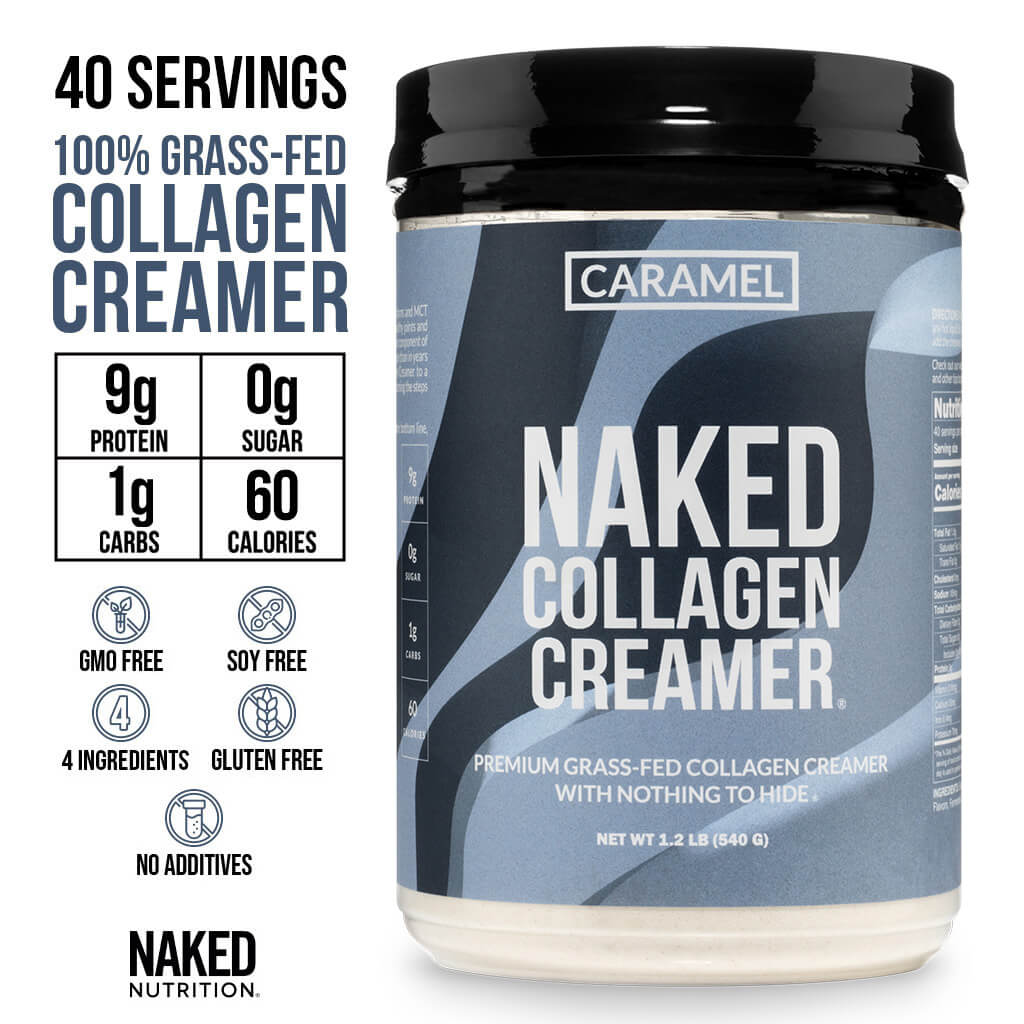 Caramel Coffee Creamer - Caramel Collagen Creamer with Coffee Flavor in an Easy-Mix Formula