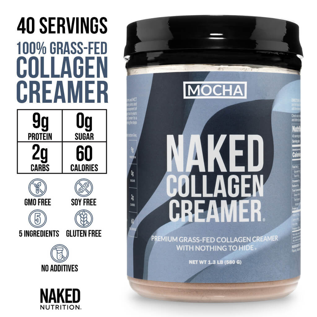 Mocha Coffee Creamer - Mocha Collagen Creamer with Coffee Flavor in an Easy-Mix Formula