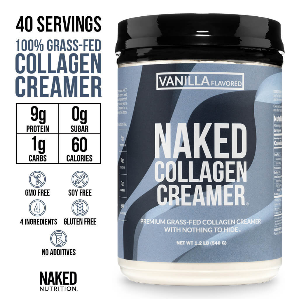 Vanilla Collagen Creamer - Vanilla Collagen Creamer with Coffee Flavor in an Easy-Mix Formula
