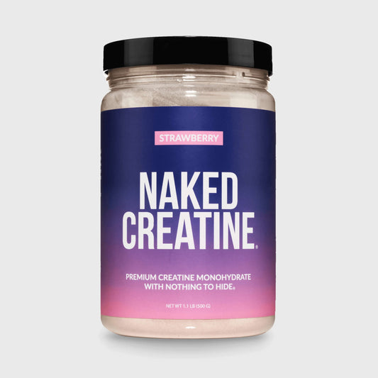 Strawberry Creatine Monohydrate Powder - Strawberry with a Convenient Training-Day Formula