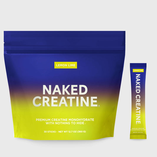 Lemon Lime Creatine Travel Packs - Lemon Lime Sticks with a Convenient Training-Day Formula