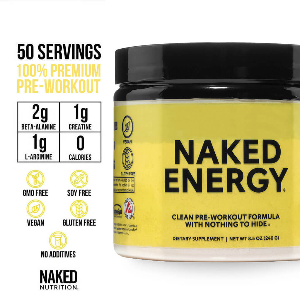 Pre Workout Supplement - Unflavored with a Convenient Training-Day Formula