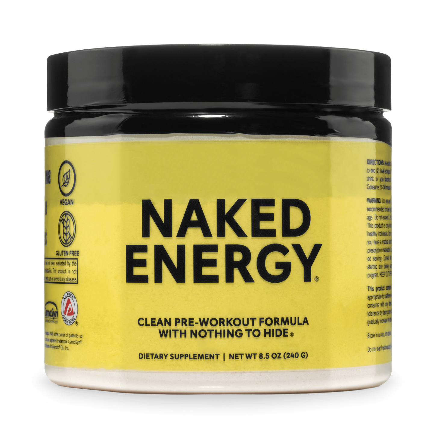Pre Workout Supplement - Unflavored with a Convenient Training-Day Formula