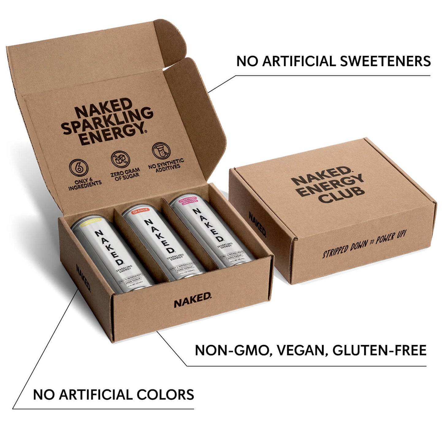 Sparkling Energy Sample Kits - Sample Pack with Protein in an Easy-to-Mix Format