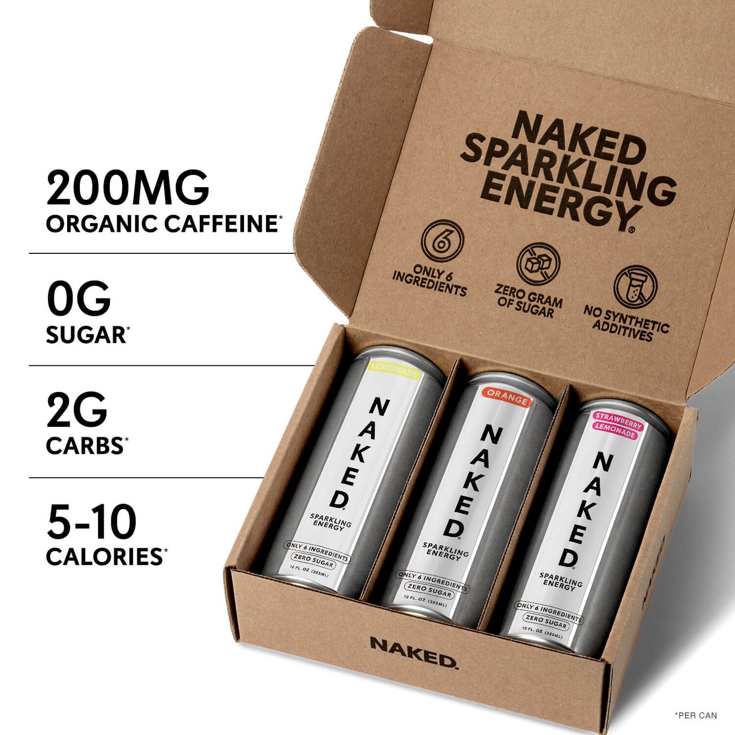 Sparkling Energy Sample Kits - Sample Pack with Protein in an Easy-to-Mix Format