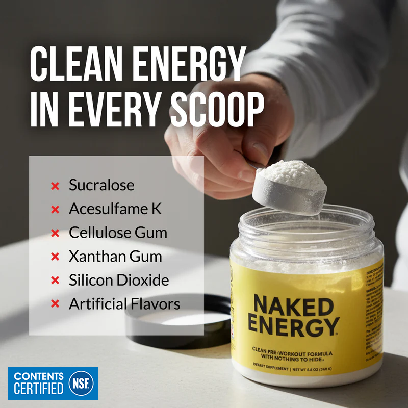 Pre Workout Supplement - Unflavored with a Convenient Training-Day Formula