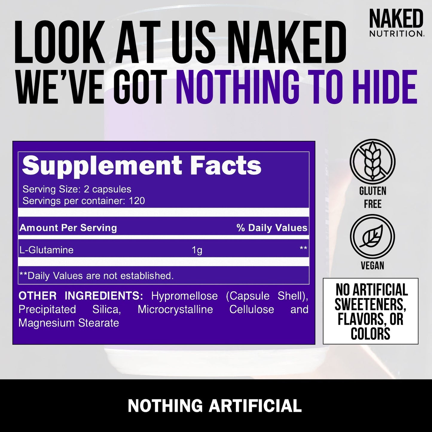 Glutamine Capsules - Capsules with a Convenient Training-Day Formula