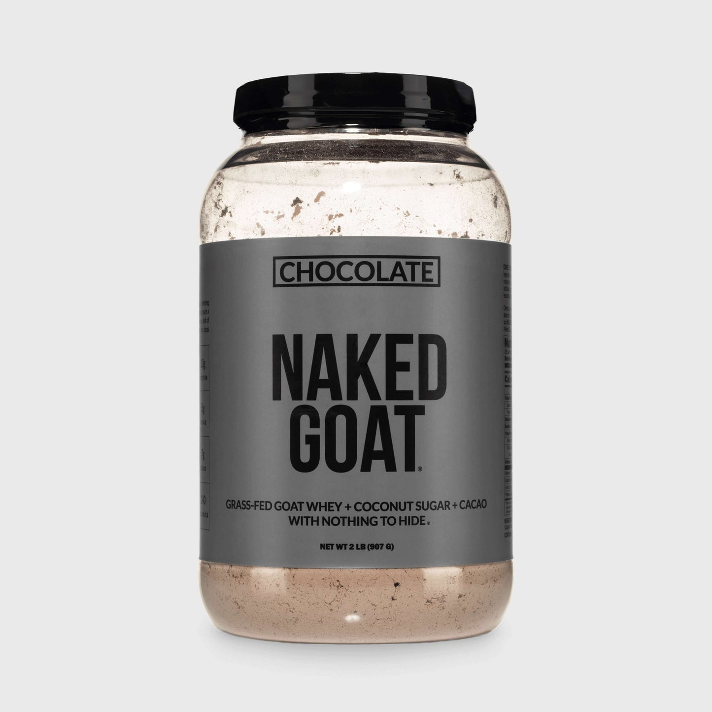 Chocolate Goat Whey Protein Powder - Chocolate with a Simple, Easy-Mix Protein Formula
