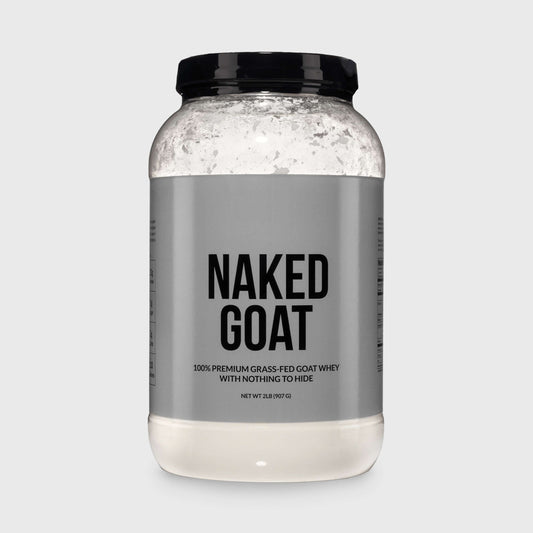 Goat Whey Protein Powder - Unflavored with a Simple, Easy-Mix Protein Formula