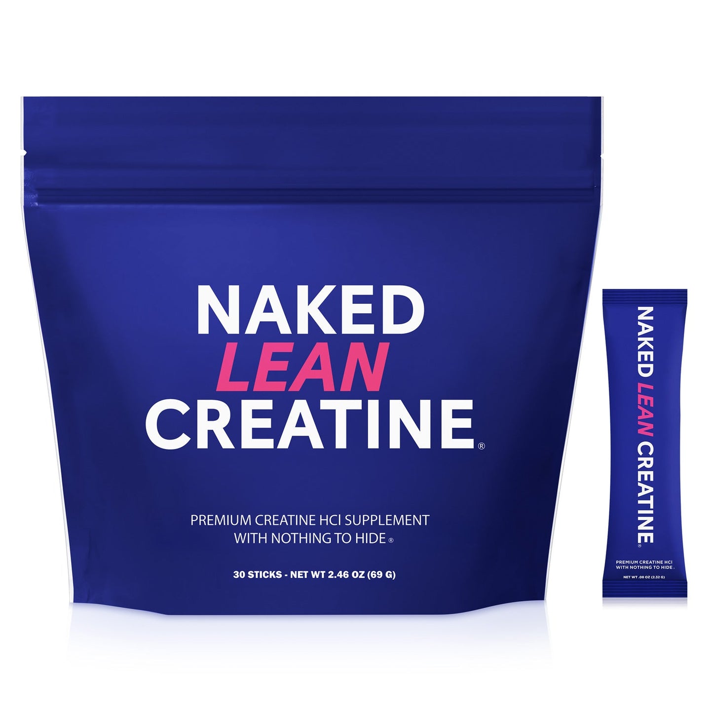 Creatine HCl Travel Packets - Stick Packs with a Convenient Training-Day Formula