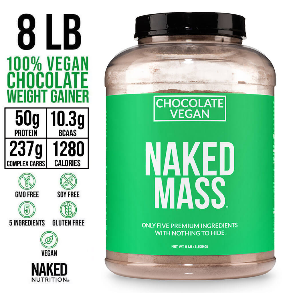 Chocolate Vegan Mass Gainer Supplement - Chocolate (Vegan) for Easy Protein and Calorie Mixing