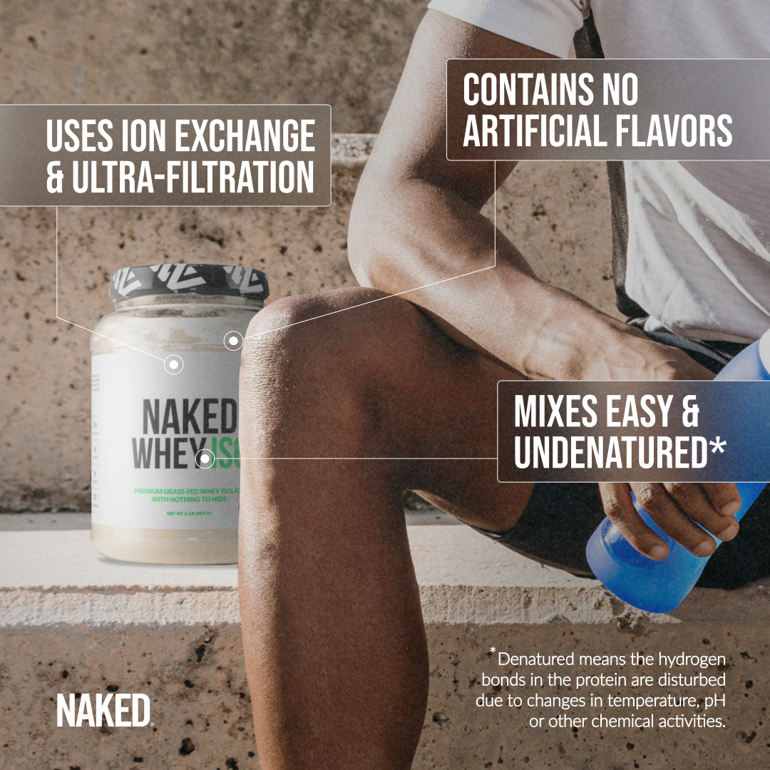 Vanilla Grass-Fed Whey Isolate Protein Powder - Vanilla with a Simple, Easy-Mix Protein Formula