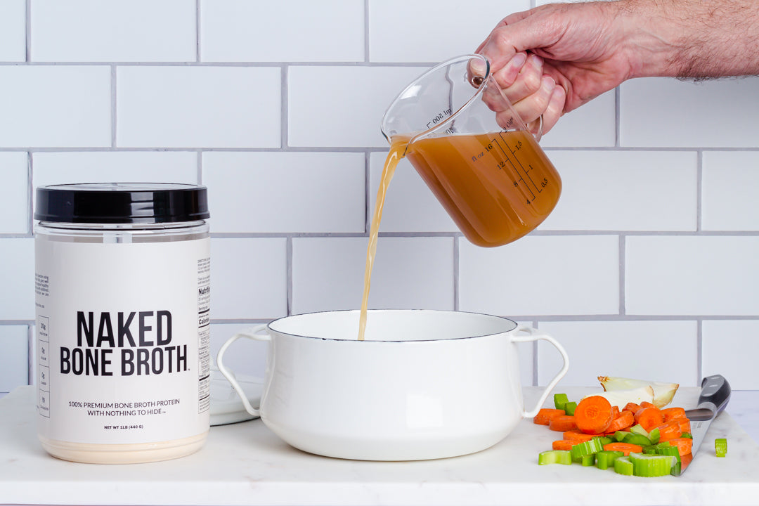 Bone Broth Protein Powder with a Simple, Easy-Mix Protein Formula
