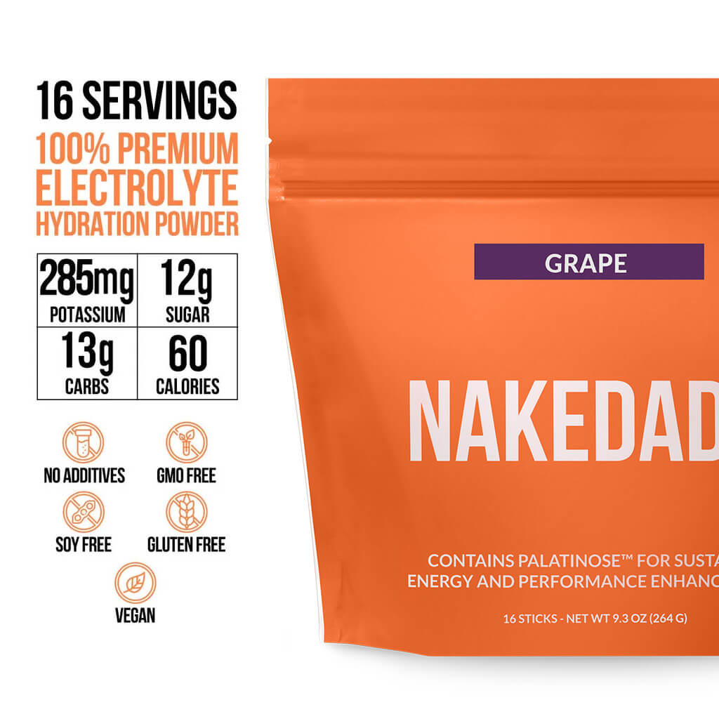 Electrolytes Powder Packets - Grape - Grape with an Easy-Mix Electrolyte Formula