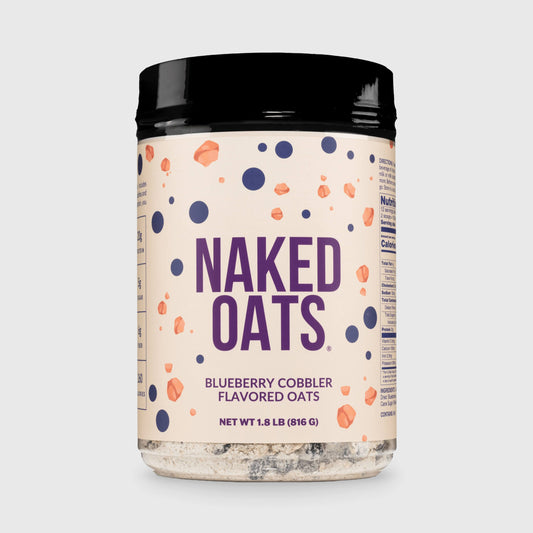 Blueberry Cobbler Protein Oats - Blueberry Cobbler for Convenient High-Protein Mornings