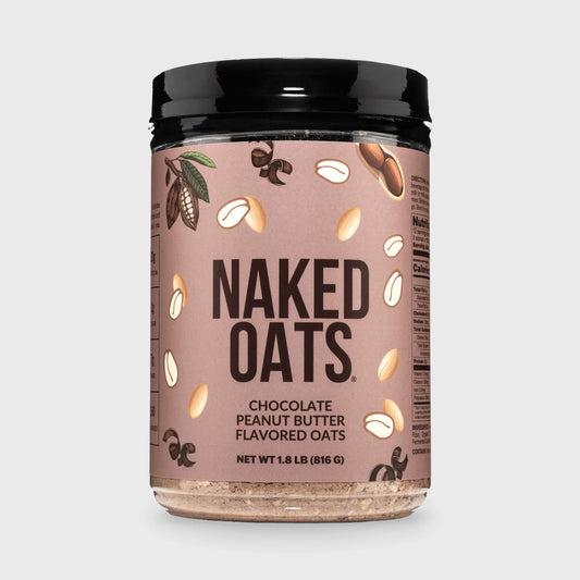 Chocolate Peanut Butter Protein Oats - Chocolate Peanut Butter for Convenient High-Protein Mornings