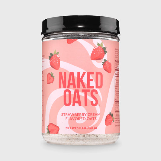 Strawberry Cream Protein Oats - Strawberry Cream for Convenient High-Protein Mornings