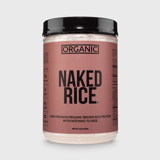 Organic Brown Rice Protein Powder 1lb - Unflavored 1LB with a Simple, Easy-Mix Protein Formula