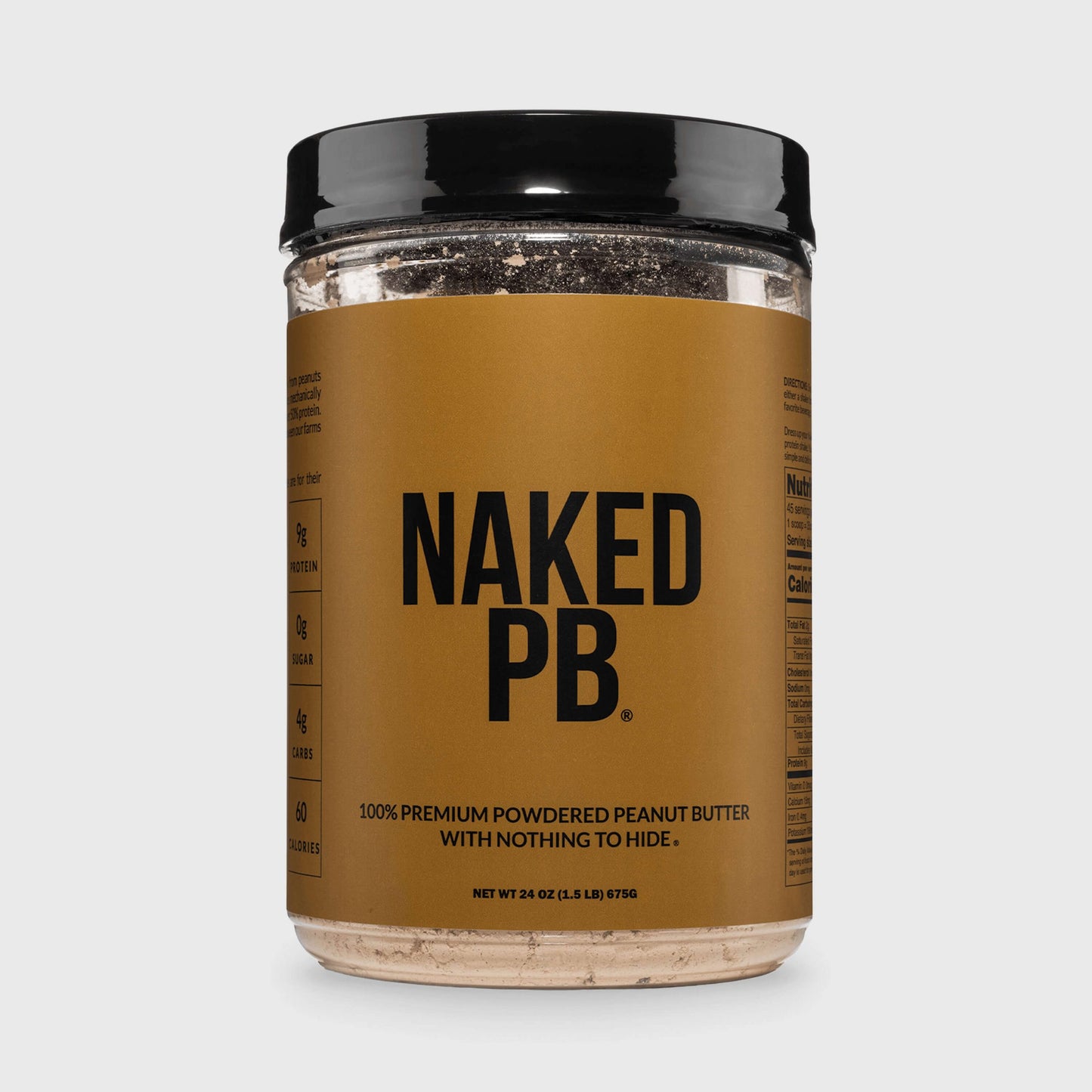 Powdered Peanut Butter - PB - 1.5 LB with a Simple, Easy-Mix Protein Formula