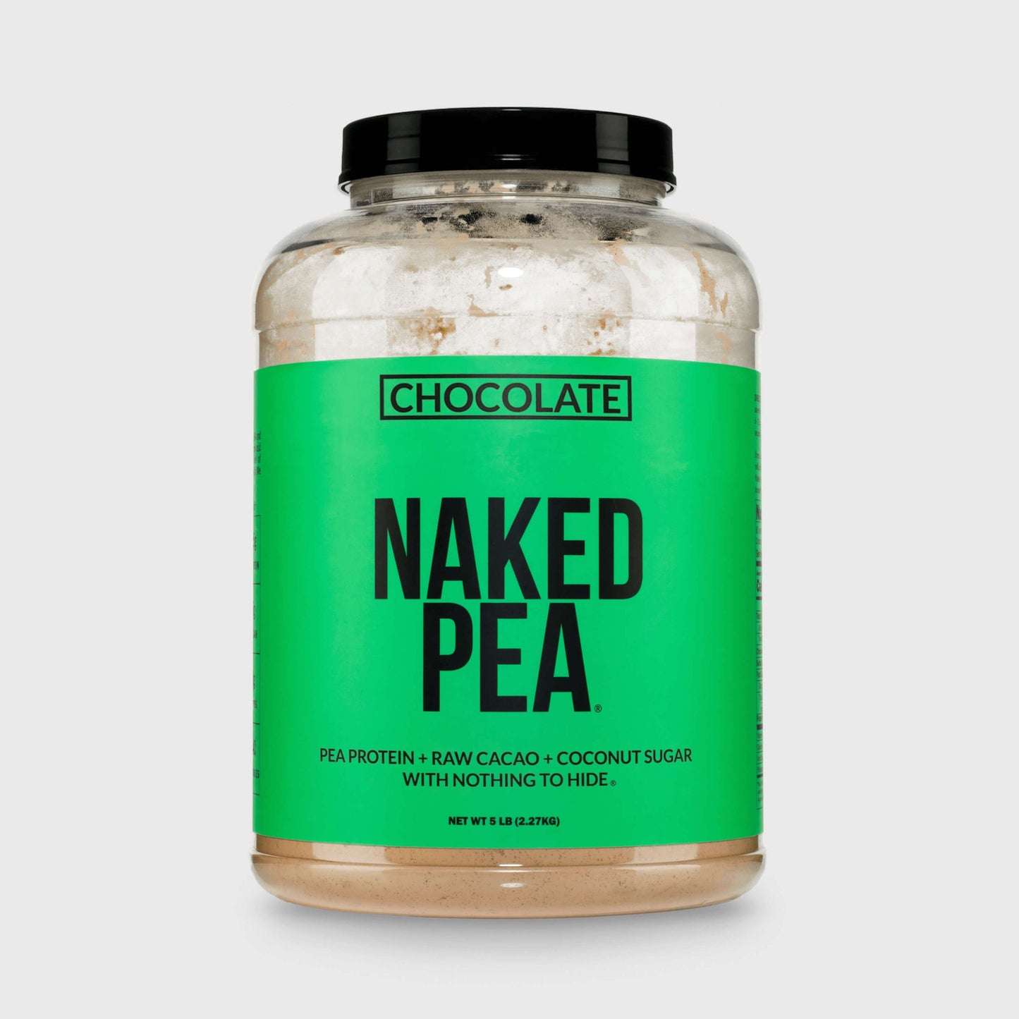 Chocolate Pea Protein Powder - Chocolate - Bulk Size with a Simple, Easy-Mix Protein Formula