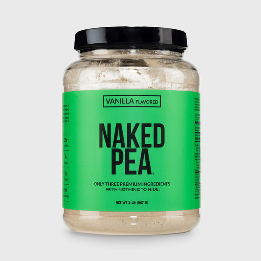 Vanilla Pea Protein Powder - Vanilla - Standard Size with a Simple, Easy-Mix Protein Formula
