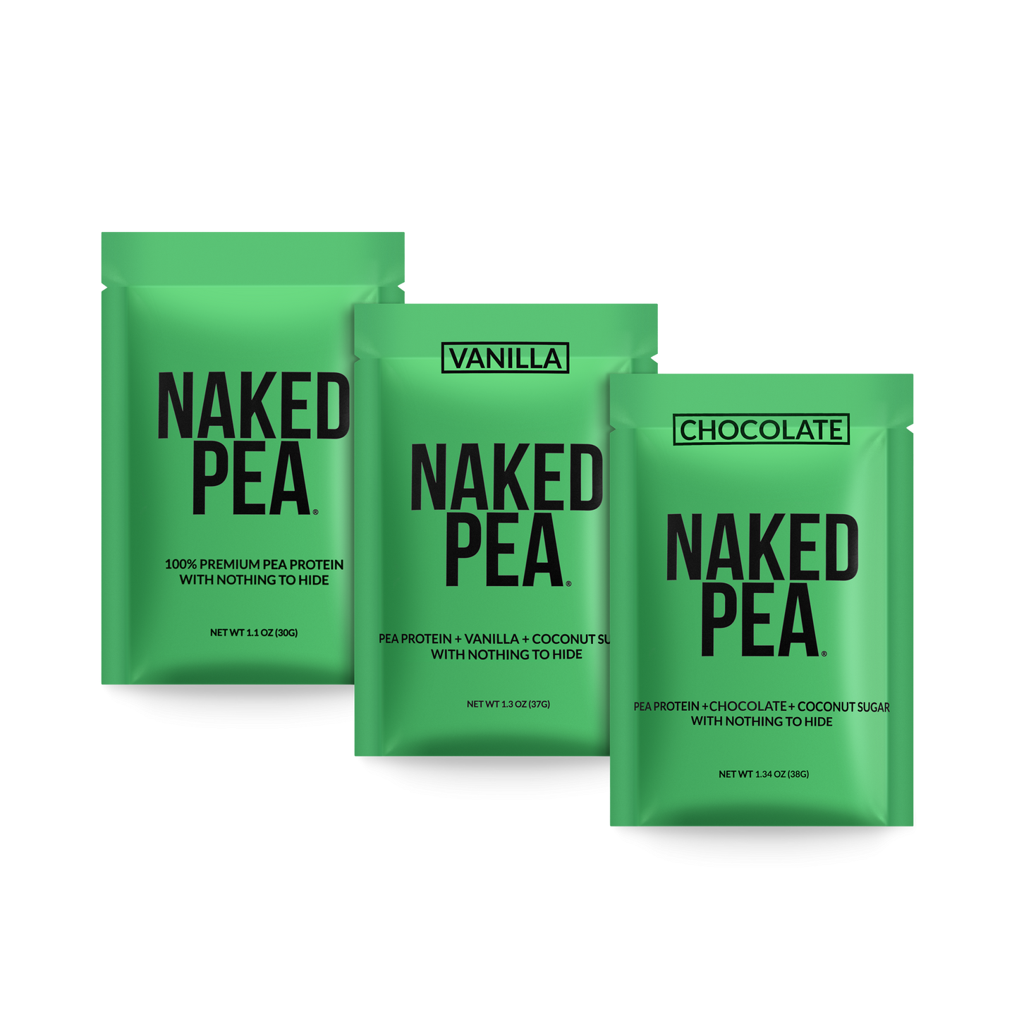 Vegan Protein Powder Sample Pack with a Simple, Easy-Mix Protein Formula